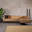 Industriële hoekbank Kansas eco-leer beige rechts