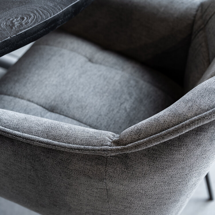 Scandinavische eetkamerstoel Jens antraciet