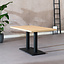 Eettafel Nils melamine eiken 140 x 80 cm