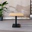 Eettafel Nils melamine eiken 160 x 80 cm