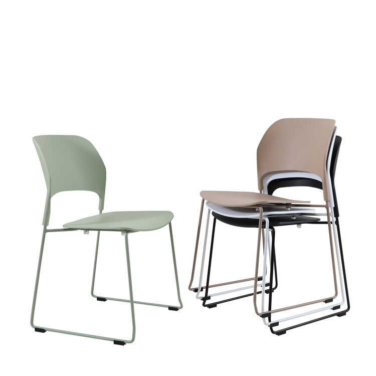 Scandinavische eetkamerstoel Elena taupe