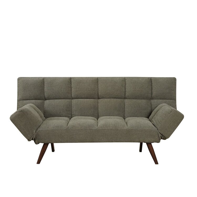 Slaapbank 1,5 persoons Timo gerecyclede stof groen