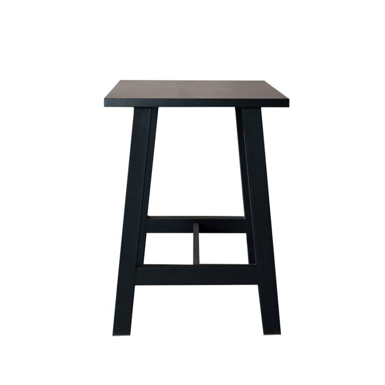 Bartafel Disa melamine zwart 160 x 80 x 109 cm