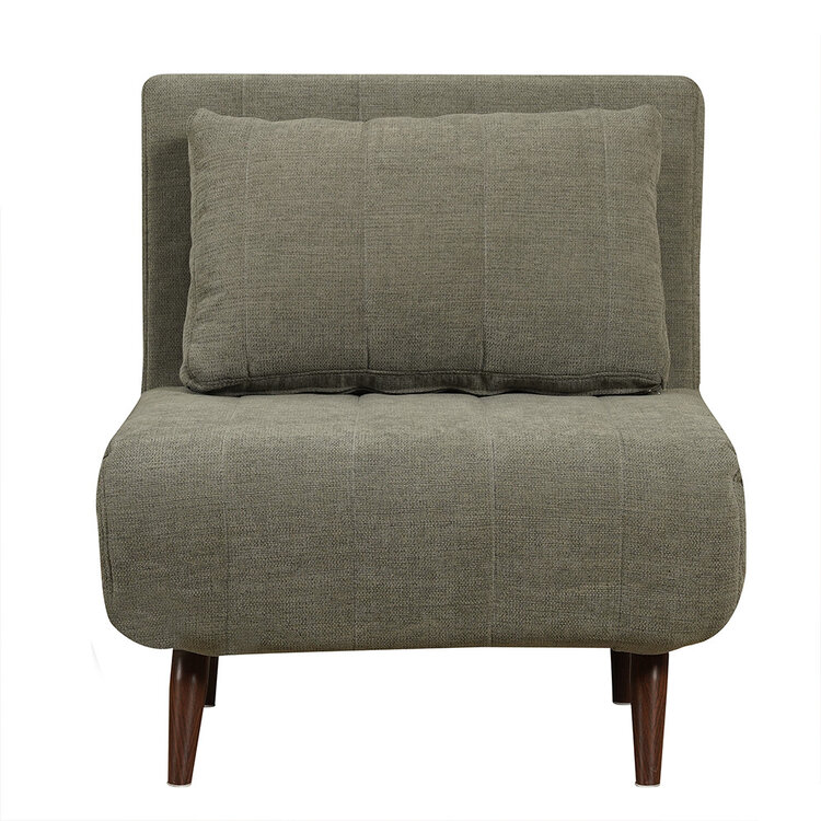 Slaapfauteuil Hanna gerecyclede stof groen