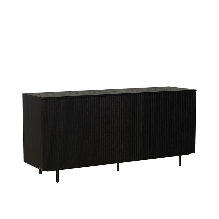 Dressoir Haley zwart eiken 160 cm