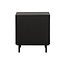 Nachtkastje Shelly zwart eiken