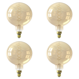 Lichtbron LED bol Ø20 cm (set van 4) amberkleurig