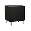 Nachtkastje Shelly zwart eiken