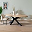 Eettafel Carl melamine eiken ovaal 270 x 130 cm