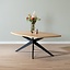 Eettafel Dio melamine eiken deens ovaal 240 x 120 cm