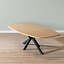 Eettafel Carl melamine eiken deens ovaal 240 x 120 cm