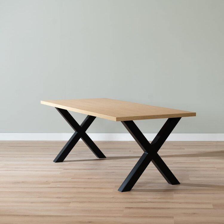 Eettafel Bodo melamine eiken 220 x 90 cm