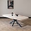 Eettafel Carl melamine beige deens ovaal 240 x 120 cm