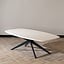 Eettafel Dio melamine beige deens ovaal 240 x 120 cm