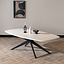 Eettafel Dio melamine beige deens ovaal 240 x 120 cm