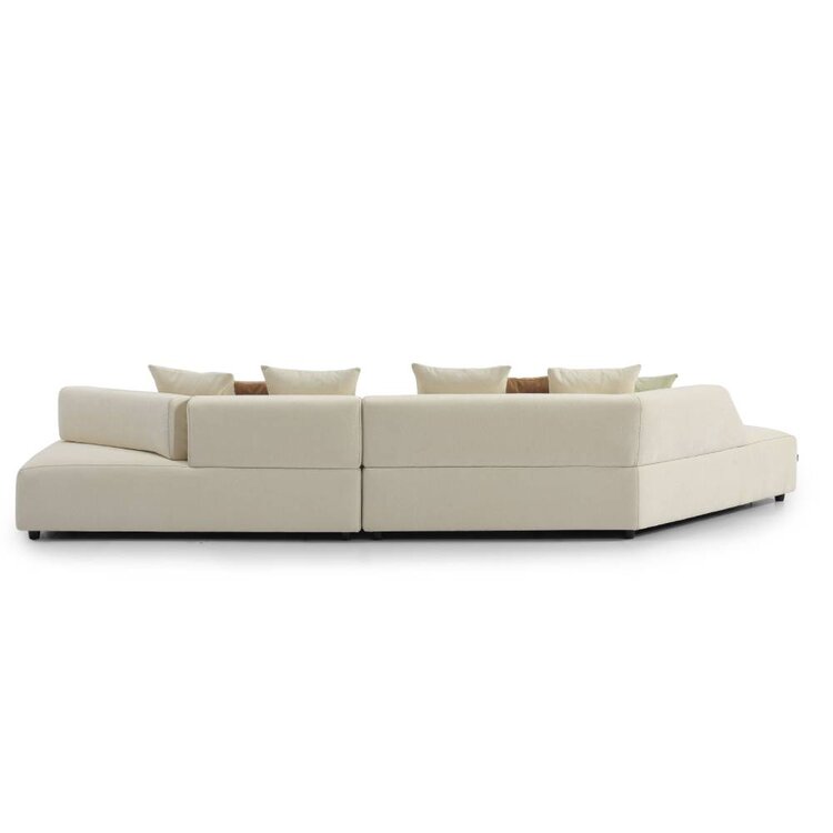 Scandinavische hoekbank July off white links