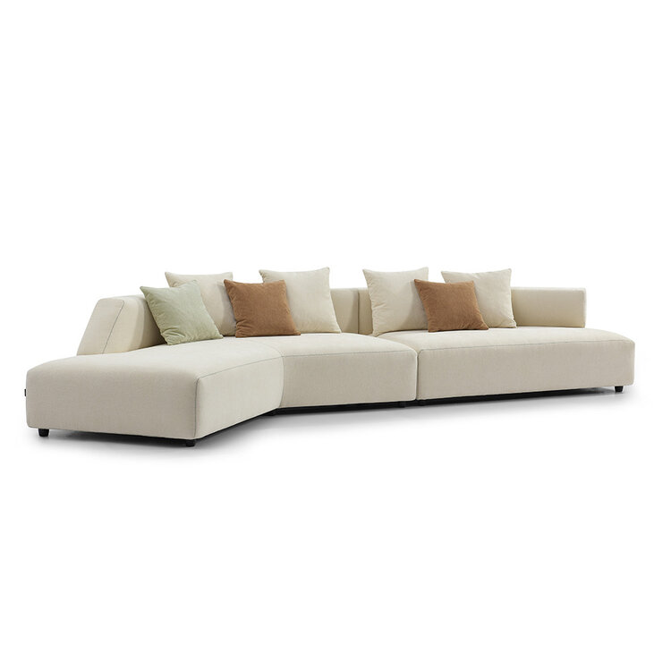 Scandinavische hoekbank July off white links