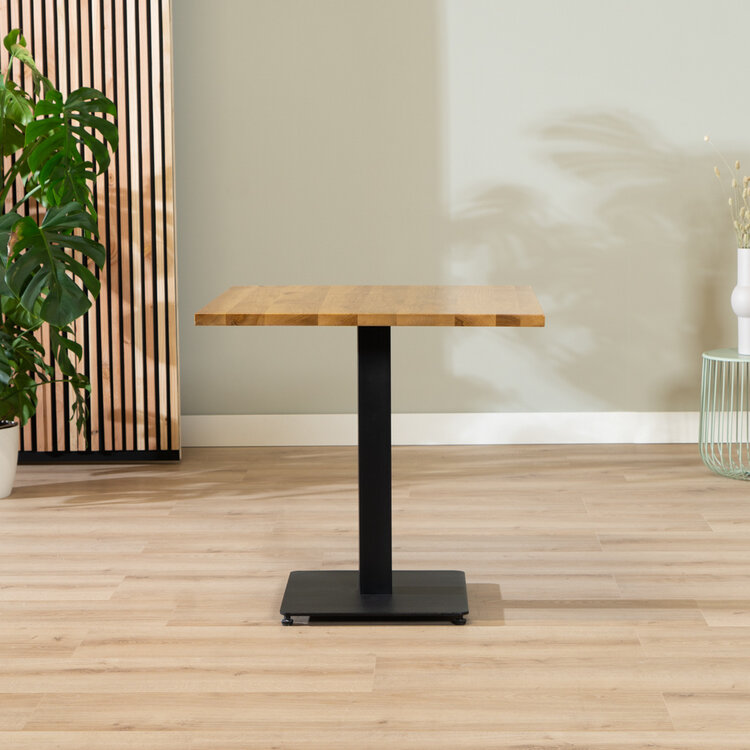Bistrotafel Sven eikenhout 80 x 80 cm