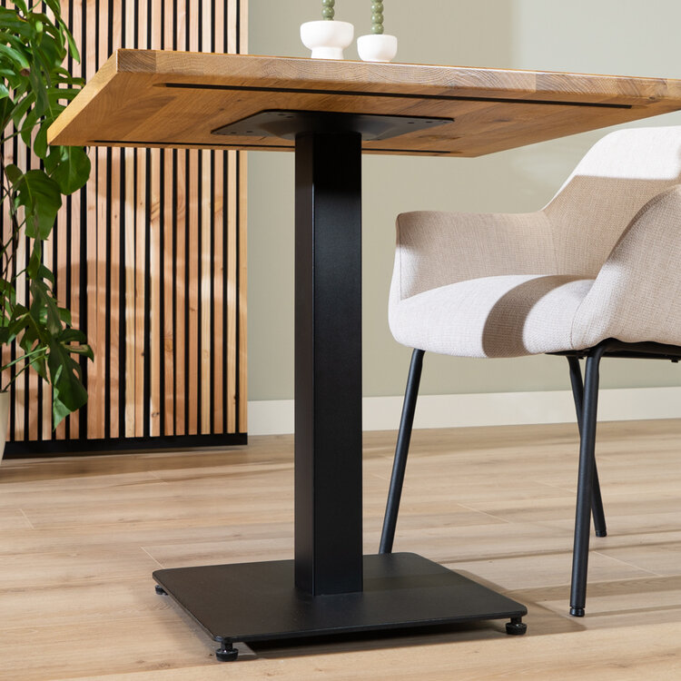 Bistrotafel Sven eikenhout 80 x 80 cm