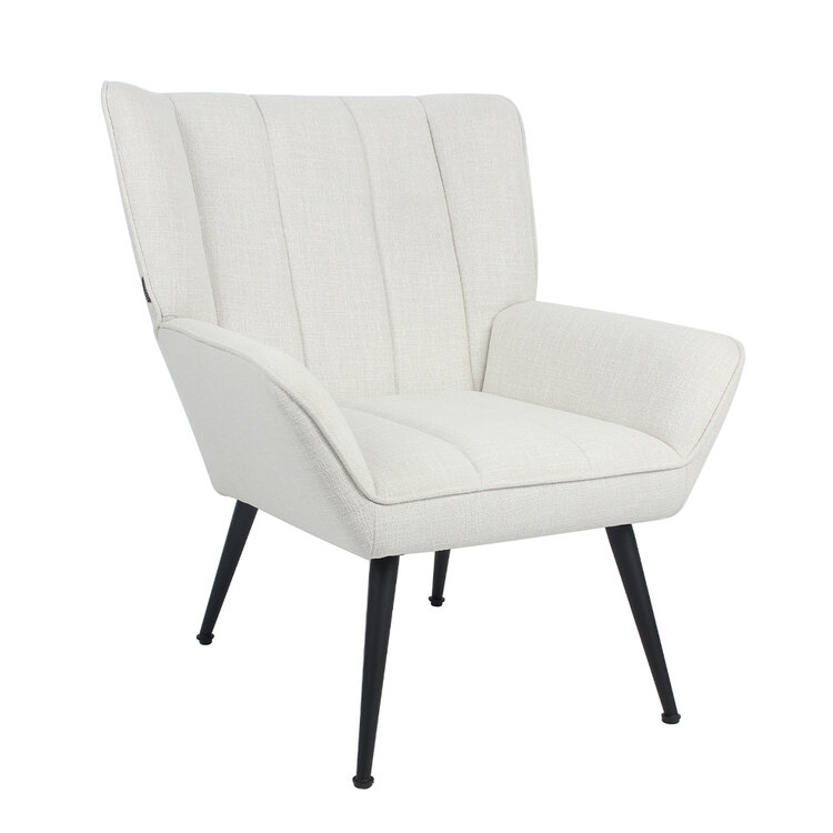 Fauteuil City linnen off white