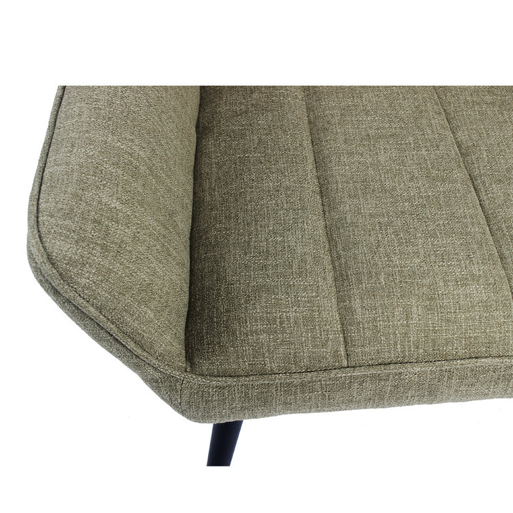 Fauteuil City linnen olijfgroen