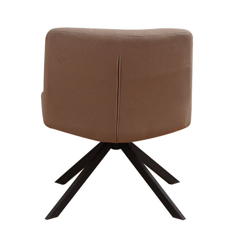 Scandinavische fauteuil Eevi gerecyclede stof taupe