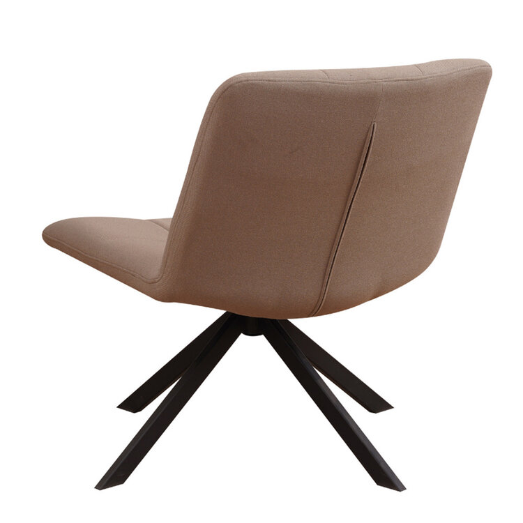 Scandinavische fauteuil Eevi gerecyclede stof taupe