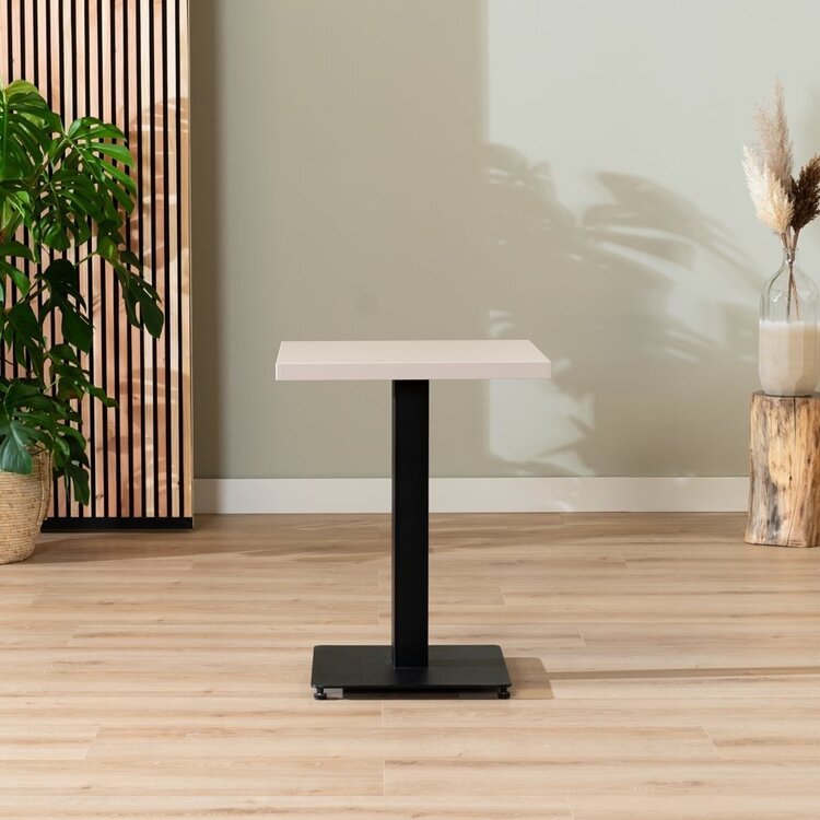 Bistrotafel Nils melamine beige 60 x 60 cm