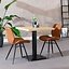 Bistrotafel Nils melamine eiken 70 x 70 cm