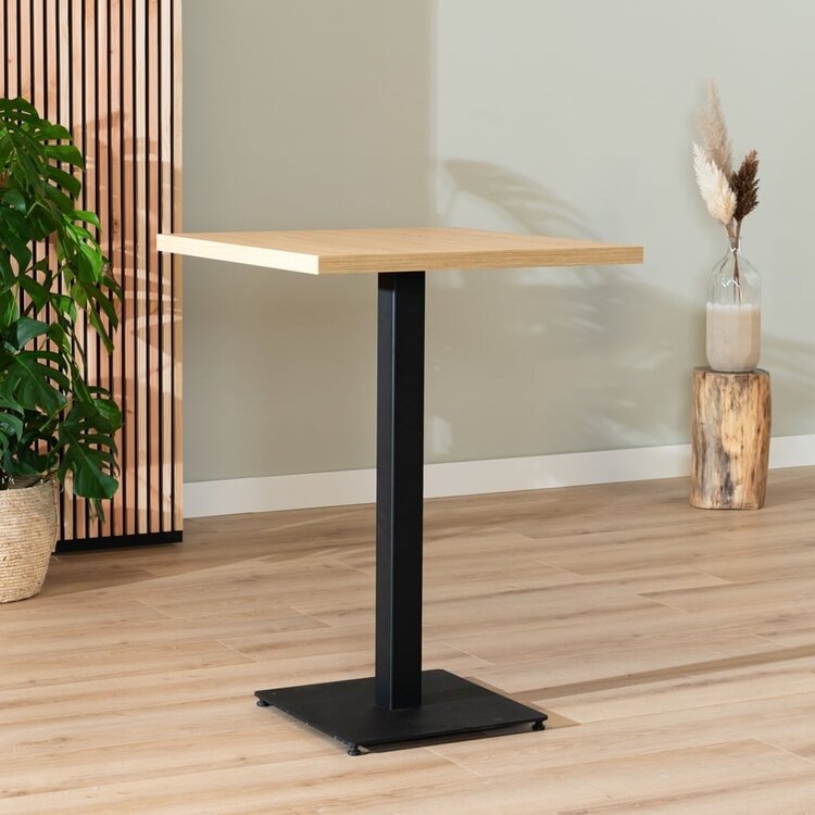 Bartafel Nils melamine eiken 80 x 80 x 109 cm