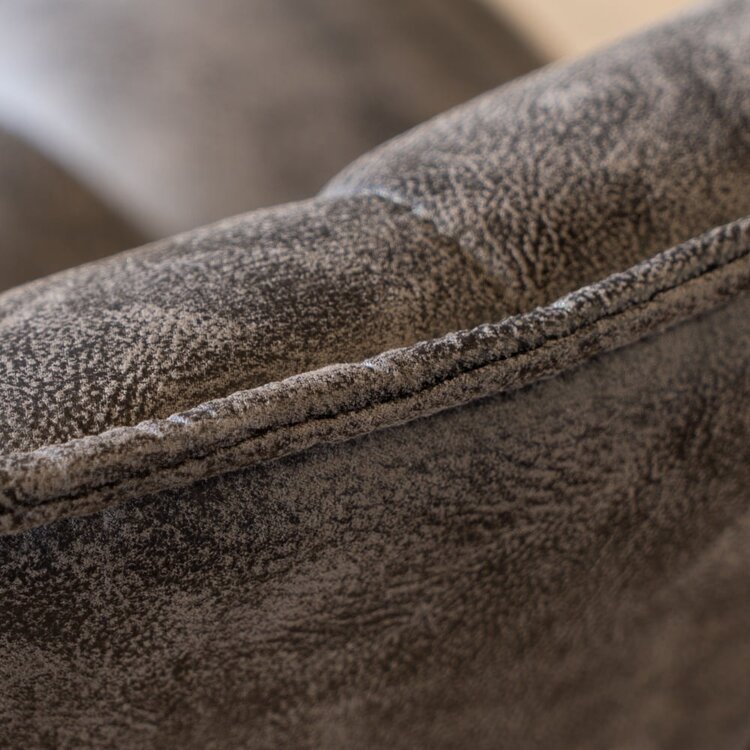 Industriële eetkamerstoel Abel antraciet