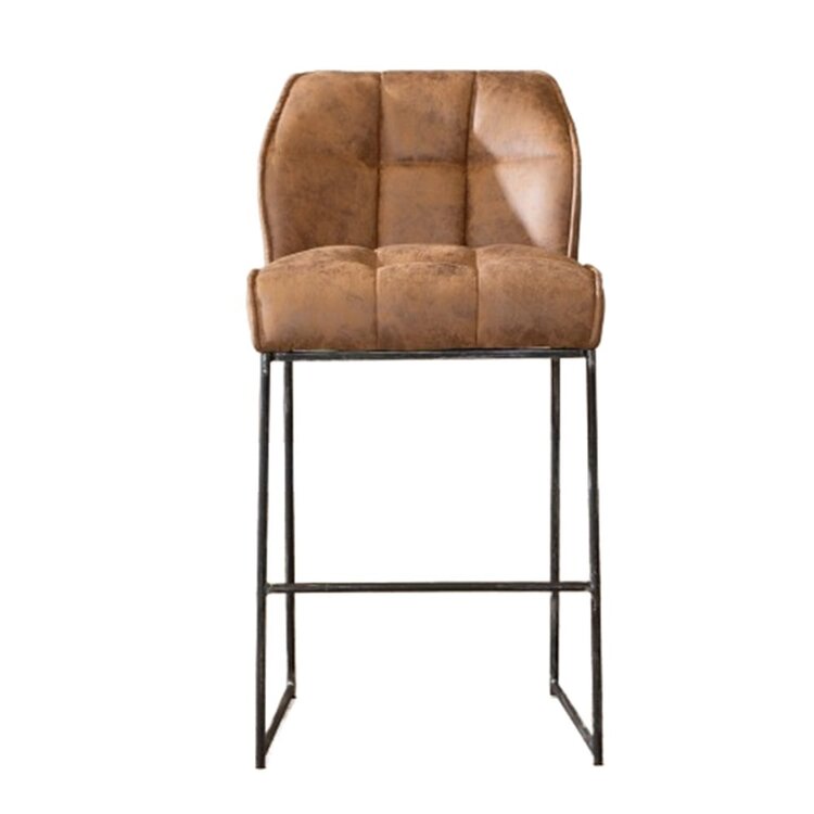 Industriële barkruk Abel cognac 82 cm
