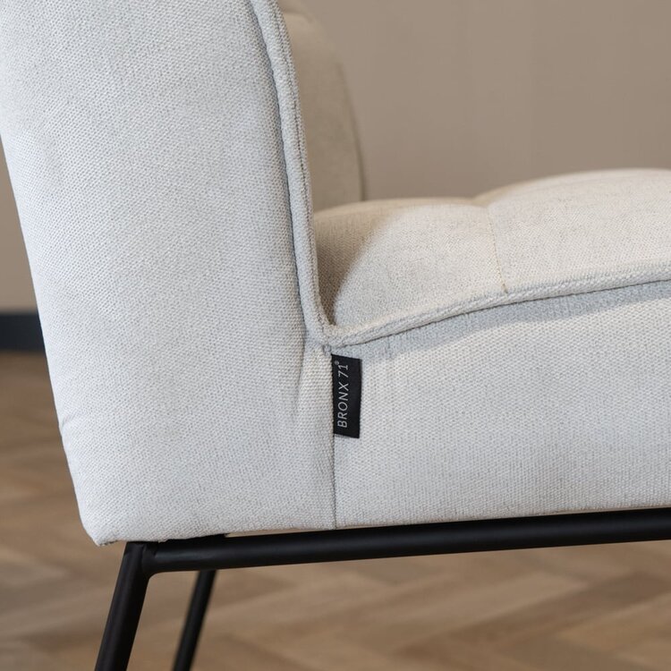 Scandinavische eetkamerstoel Jelle off white