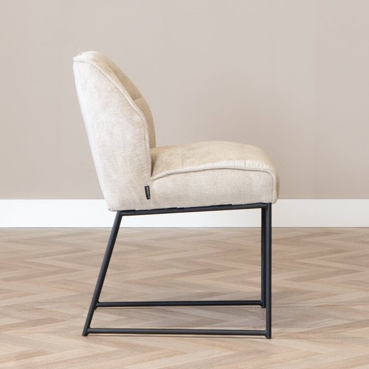 Scandinavische eetkamerstoel Jelle taupe