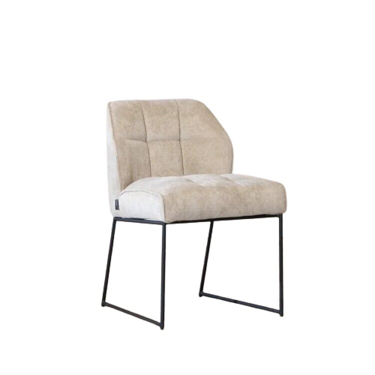 Scandinavische eetkamerstoel Jelle taupe