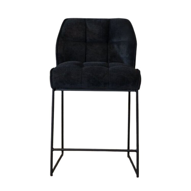 Scandinavische barkruk Jelle zwart 70 cm