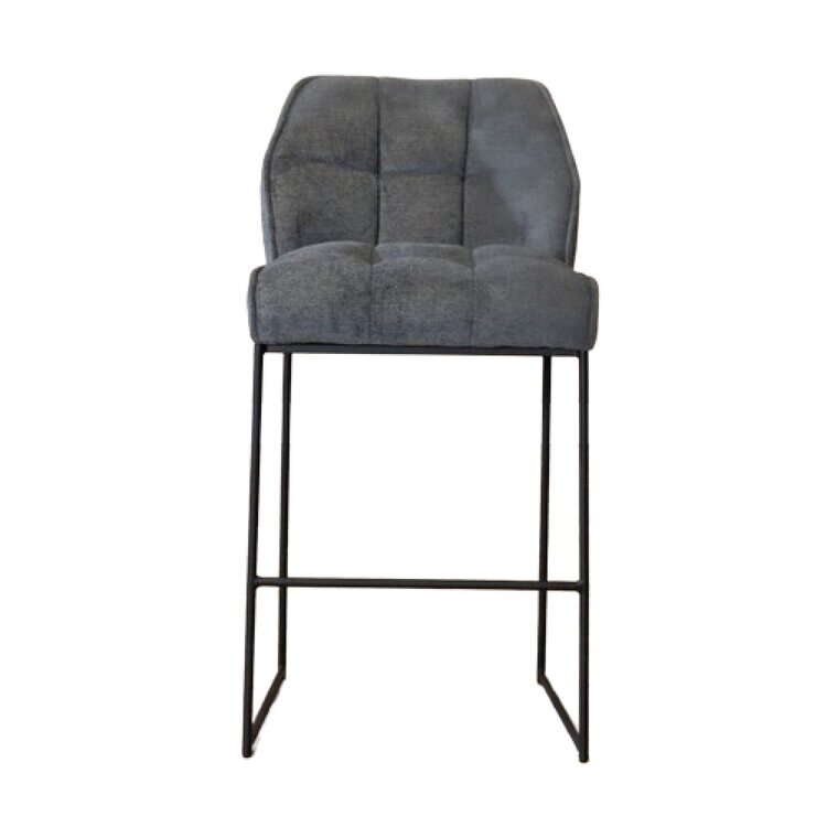 Scandinavische barkruk Jelle antraciet 82 cm