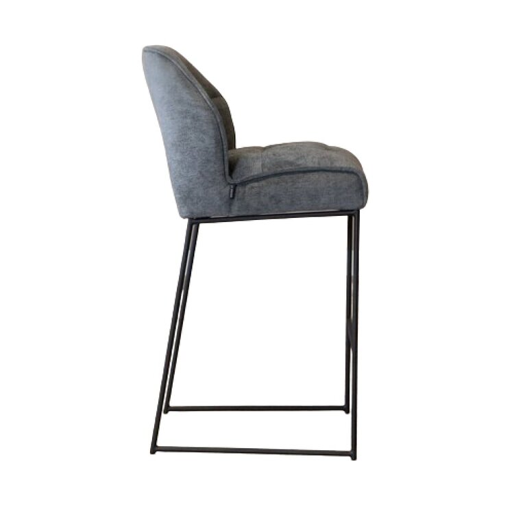 Scandinavische barkruk Jelle antraciet 82 cm