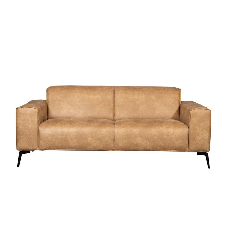 Industriële bank 2,5-zits Vegas eco-leer beige