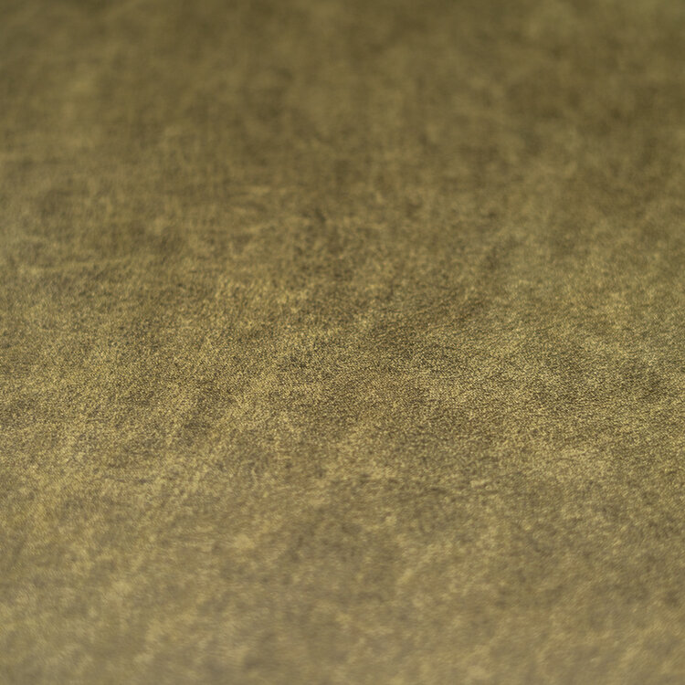 Eco-leren poef Kyla olijfgroen