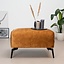 Hocker Vegas velvet okergeel