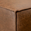 Hocker Memphis eco-leer bruin