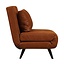 Slaapfauteuil Hanna cognac eco-leer