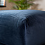 Hocker Denver velvet blauw