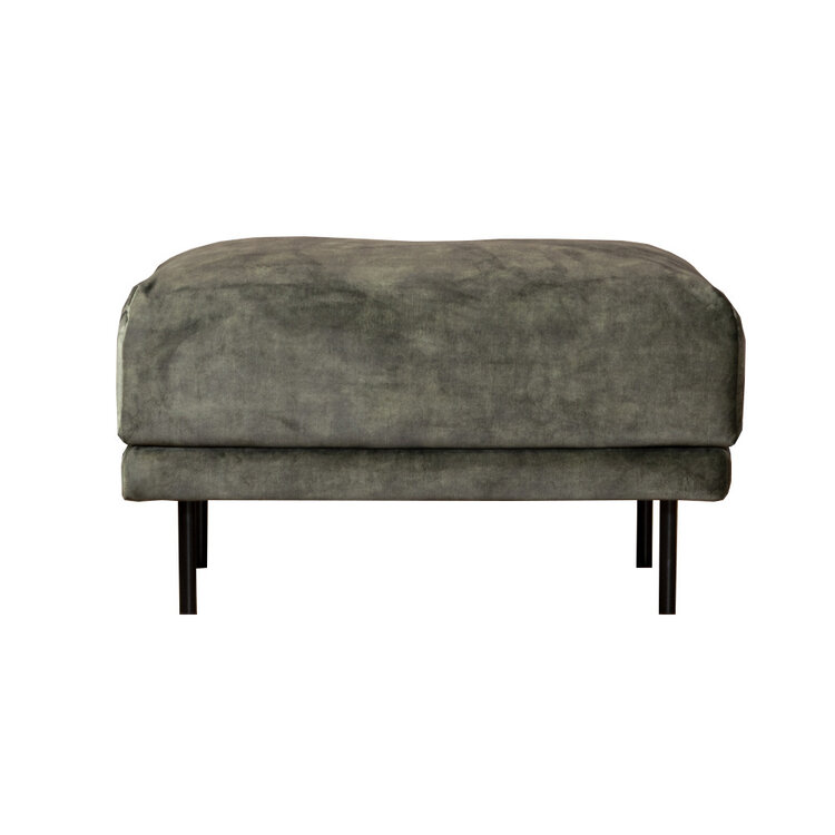 Hocker Denver velvet donkergroen