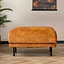 Hocker Denver velvet okergeel