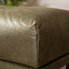 Hocker Denver eco-leer olijfgroen