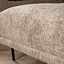 Hocker Denver stof chenille taupe