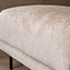Hocker Denver wit/beige stof chenille