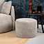 Poef Feline chenille stof taupe